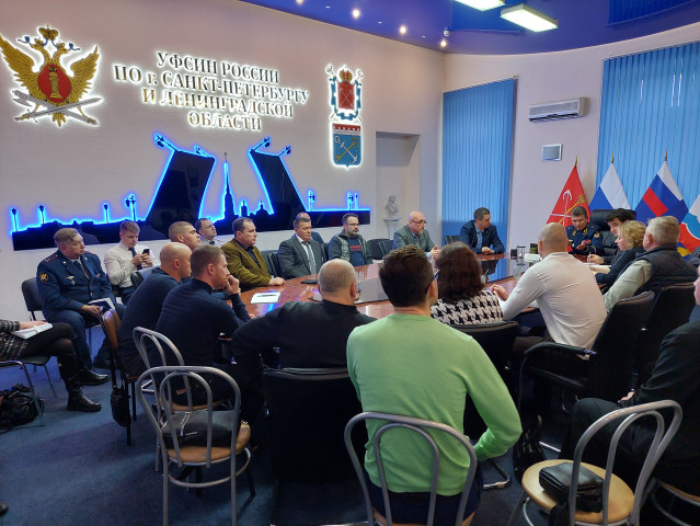 Первая рабочая встреча нового состава ОНК с представителями УФСИН по Санкт-Петербургу и ЛО.